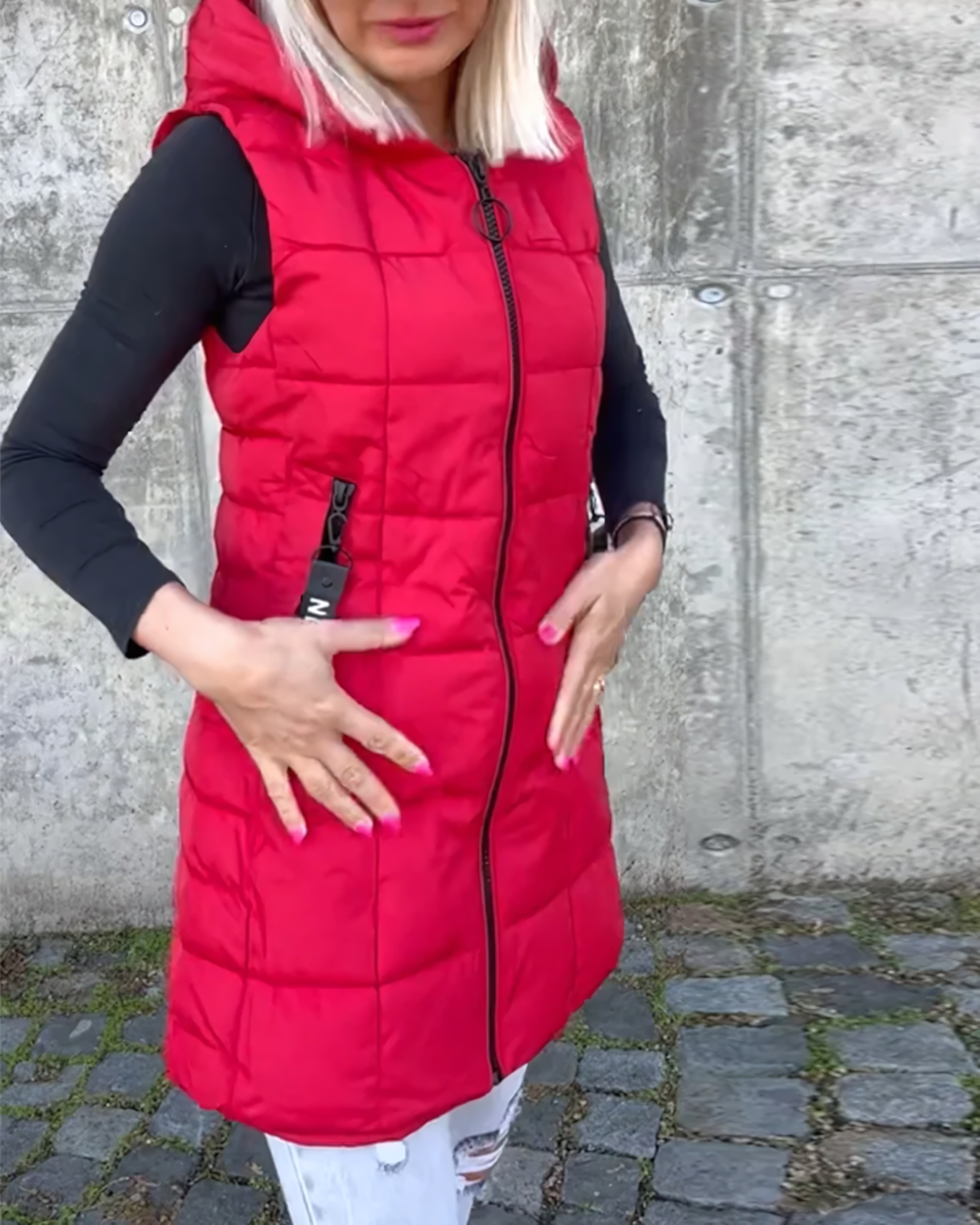 Adela Sleeveless Padded Coat - Warmte en Mode in één Iconisch Stuk