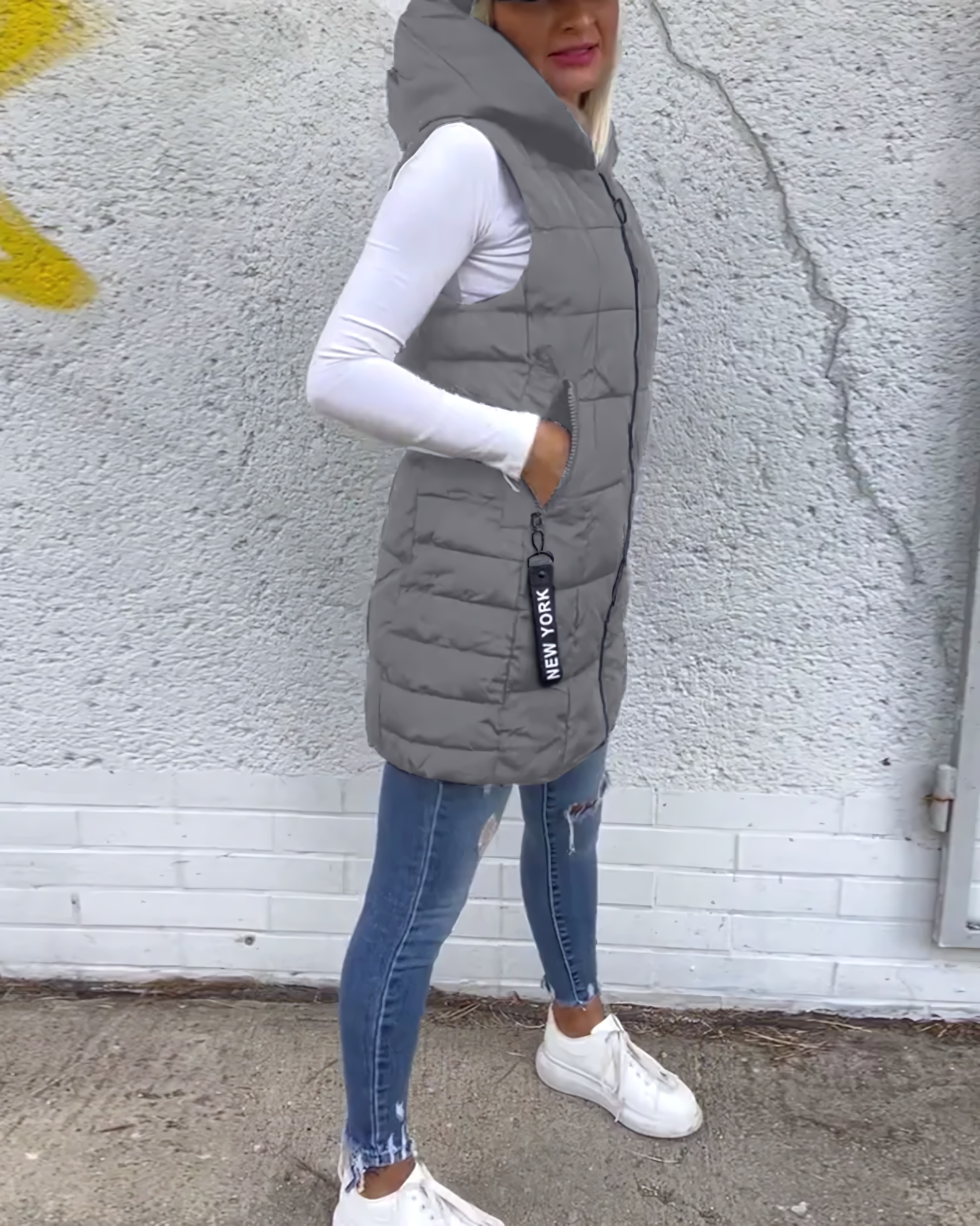 Adela Sleeveless Padded Coat - Warmte en Mode in één Iconisch Stuk