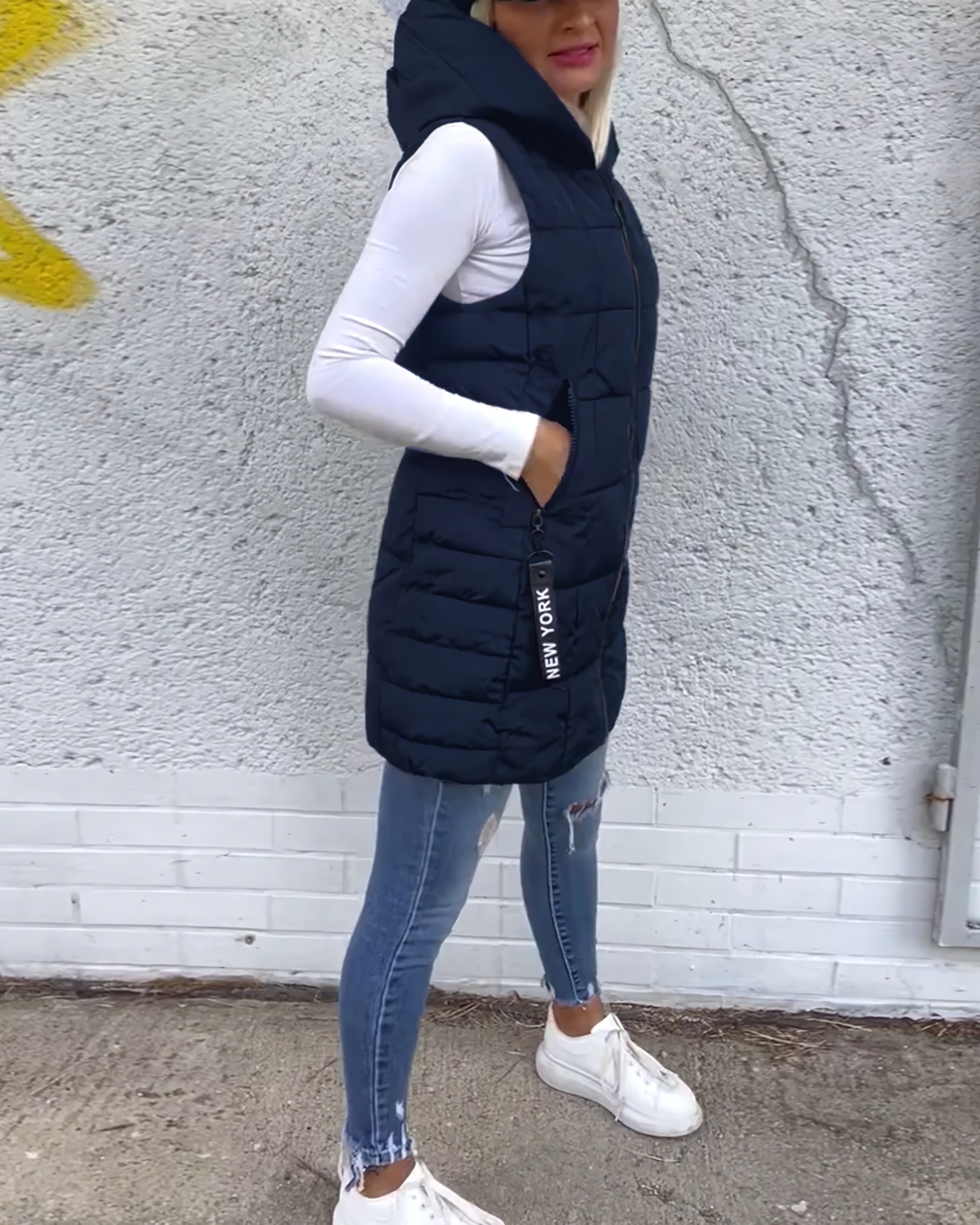 Adela Sleeveless Padded Coat - Warmte en Mode in één Iconisch Stuk