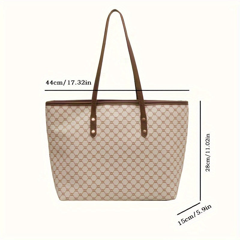 Zoë - Retro Geometrische Tote