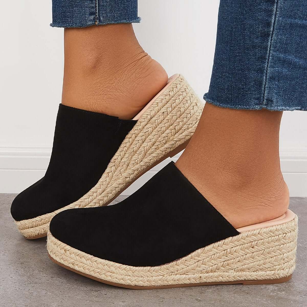 Mao-Wow™ | Espadrilles Mule Wedges Platform Slip On Backless Sandalen