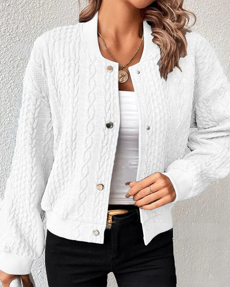 MonoChic Cardi™ | effen vest met knopen