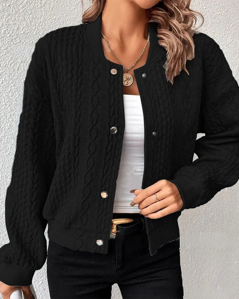 MonoChic Cardi™ | effen vest met knopen