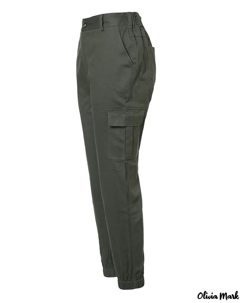 Mao-Wow™ - Cargo broek met hoge taille en zakken