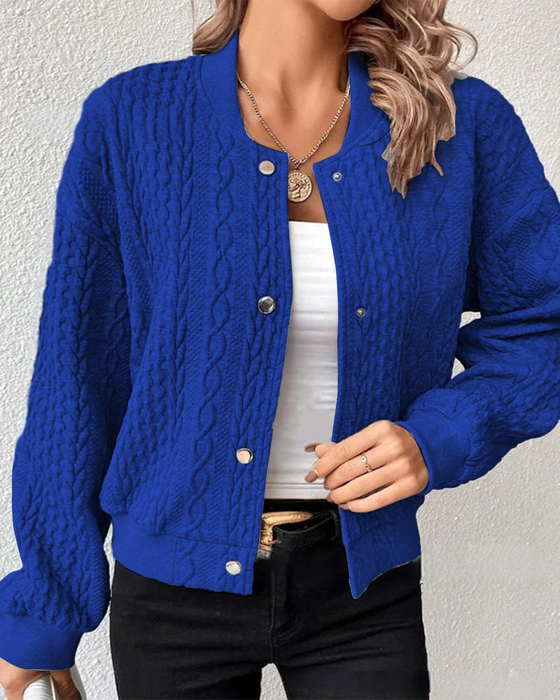 MonoChic Cardi™ | effen vest met knopen