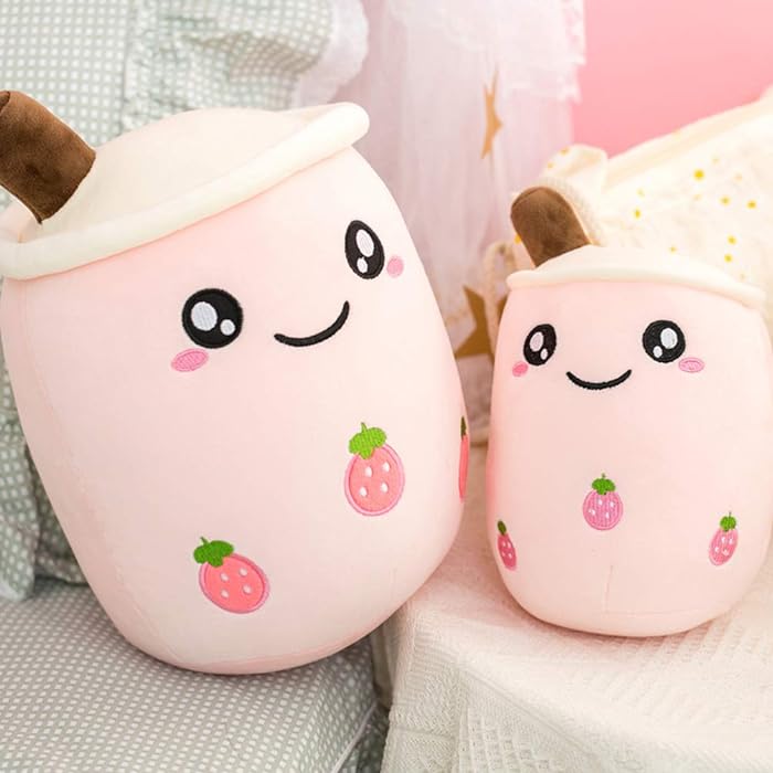 Bubble Tea Plush Kussen - Onweerstaanbaar knuffelbaar en sprookjesachtig heerlijk