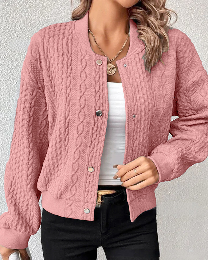 MonoChic Cardi™ | effen vest met knopen