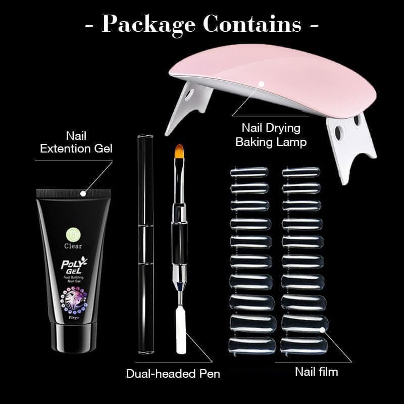 PolyLux™ ( 1+ 1 GRATIS ) Poly Nail Extension Gel Kit