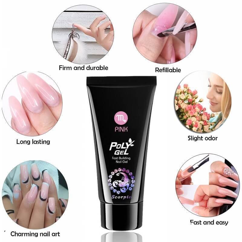 PolyLux™ ( 1+ 1 GRATIS ) Poly Nail Extension Gel Kit