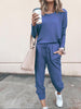 Mao-Wow™️ - Effen damespyjama met lange mouwen en lange broek
